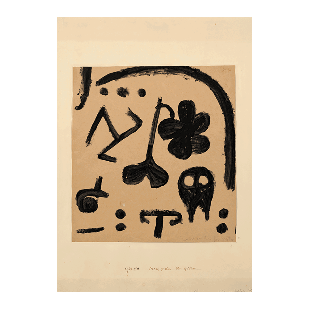 Paul Klee: "Merkzeichen für später" (1938)