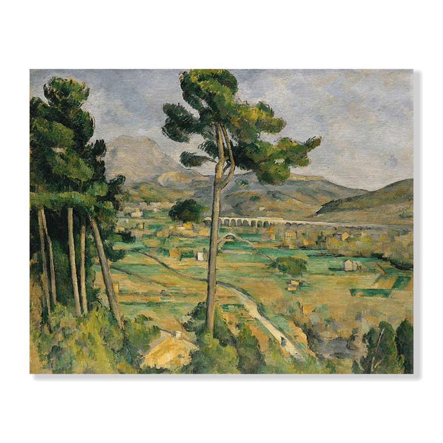 Paul Cézanne: "Mont Sainte Victoire and the Viaduct of the Arc River Valley" (1882‚Äì85) - Jasper & Jute