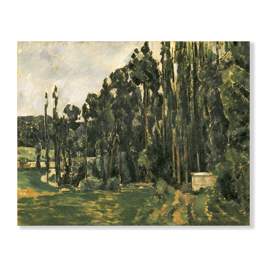 Paul Cézanne: "Poplars" (1879) - Jasper & Jute