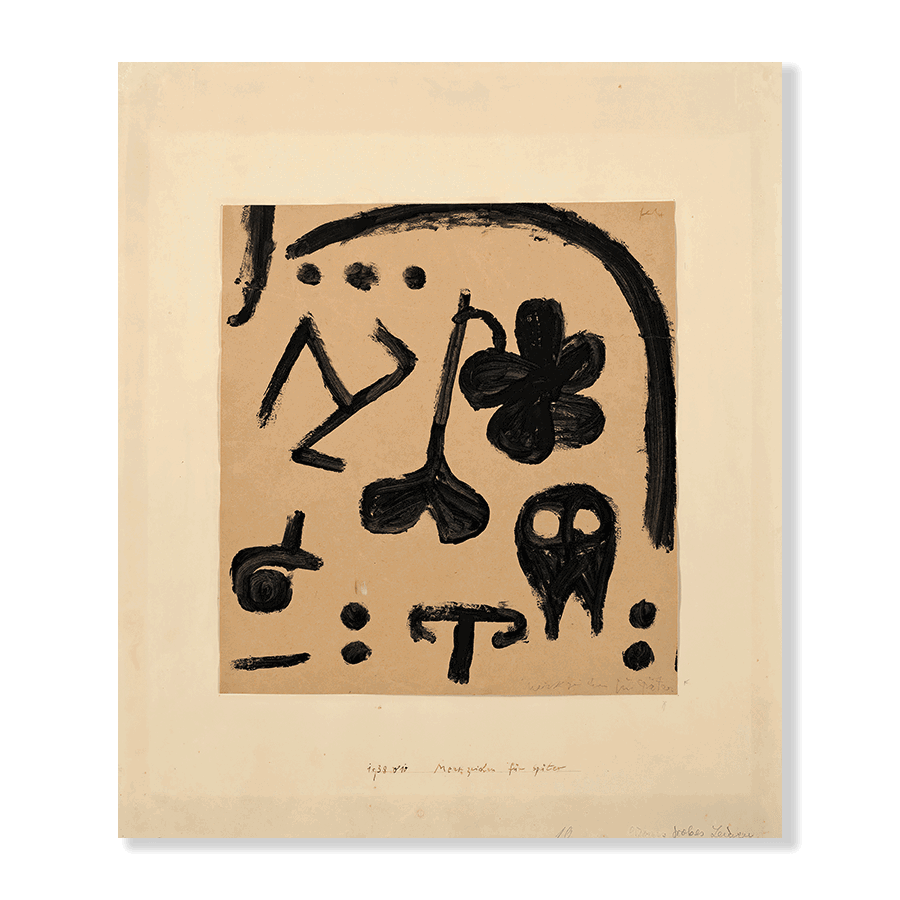 Paul Klee: "Merkzeichen für später" (1938) - Jasper & Jute