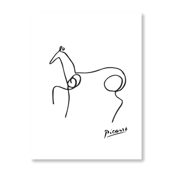 Picasso: Animal Line Drawing Set IX - Jasper & Jute