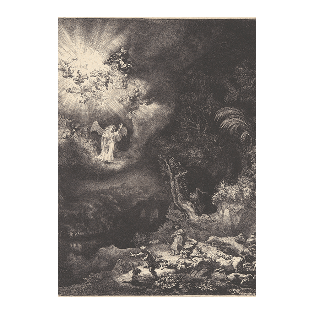Rembrandt: "The Angel Appearing to the Shepards" (1634)