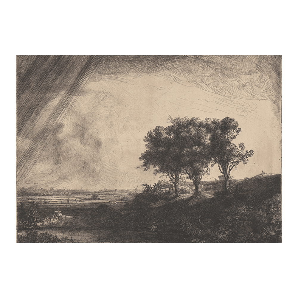 Rembrandt: "The Three Trees" (1643)