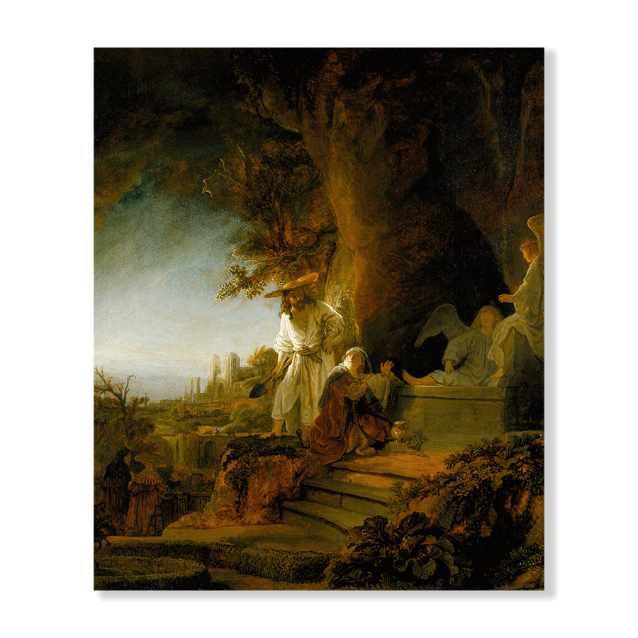 Rembrandt: "Christ and St Mary Magdalen at the Tomb" (1638) - Jasper & Jute