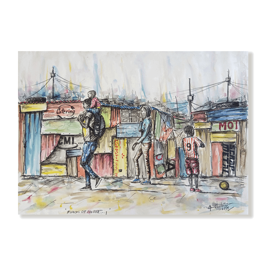 Shacks of Colour | Original - Jasper & Jute