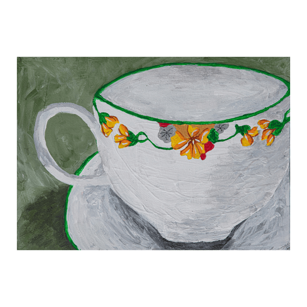 Teacup With Flowers