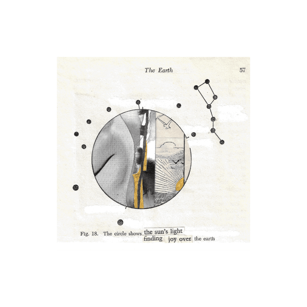 The Circle Shows The Sun's Light