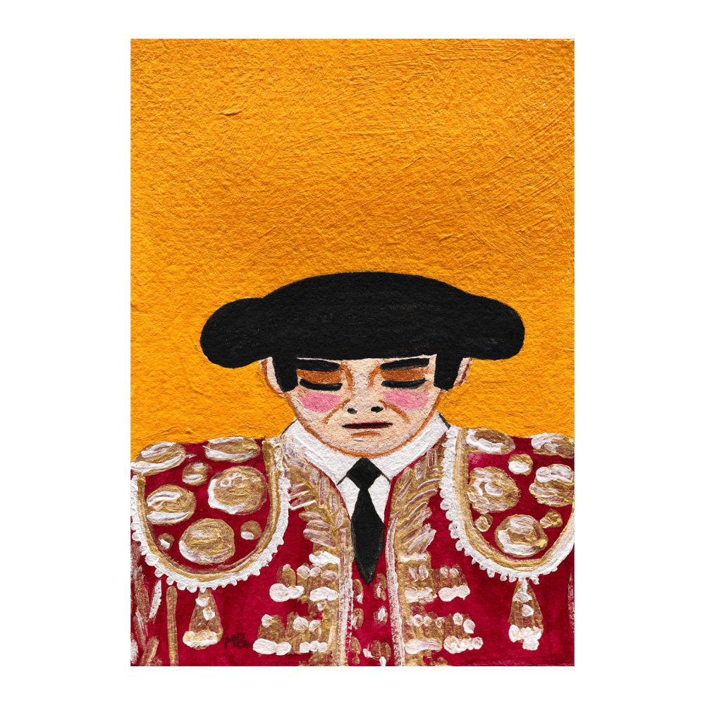 Torero Sobre Naranja