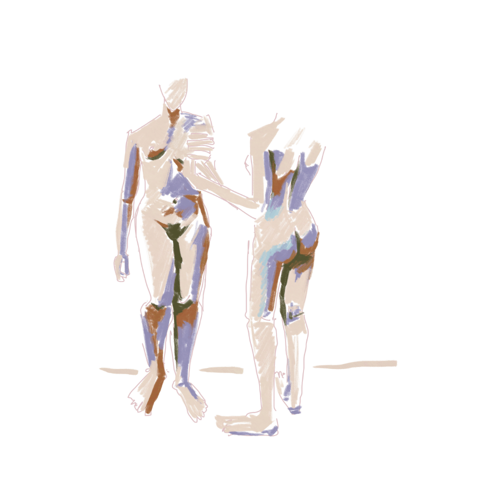 ‍Two Nudes (100% off)