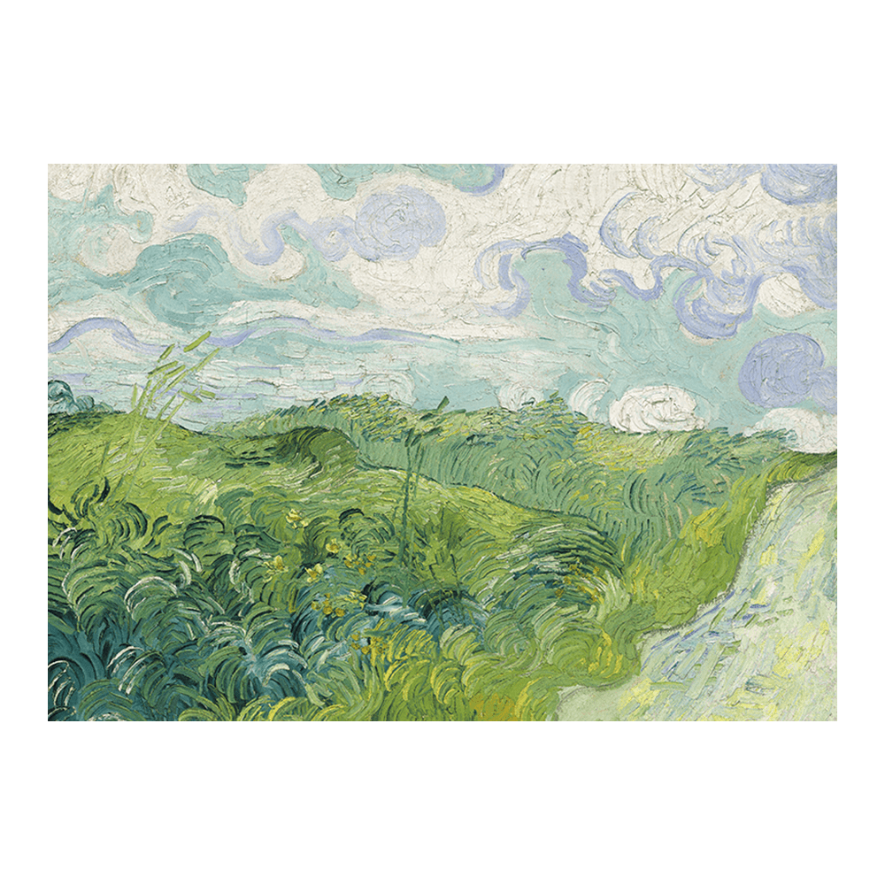 ‍Van Gogh - Green Wheat Fields, Auvers (100% off)