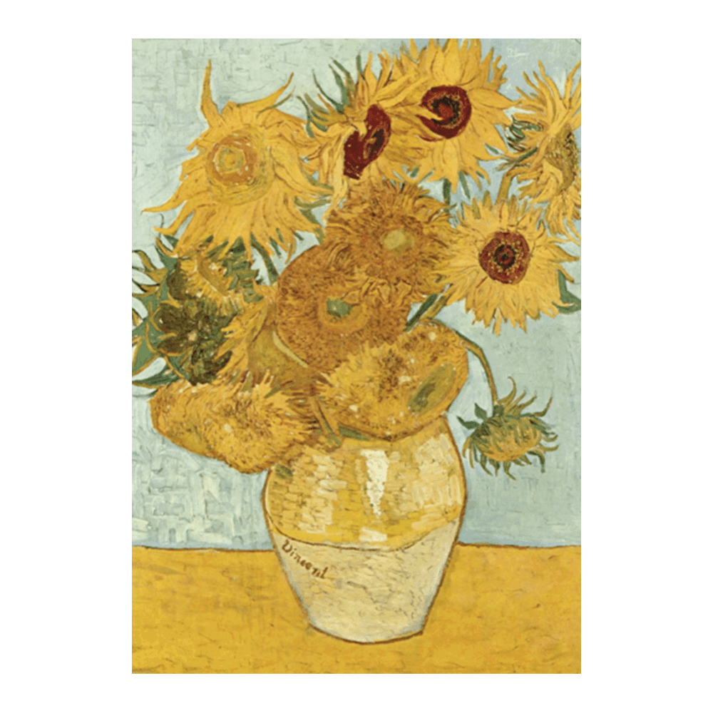 ‍Van Gogh 1888: "Vase with Twelve Sunflowers" (100% off)