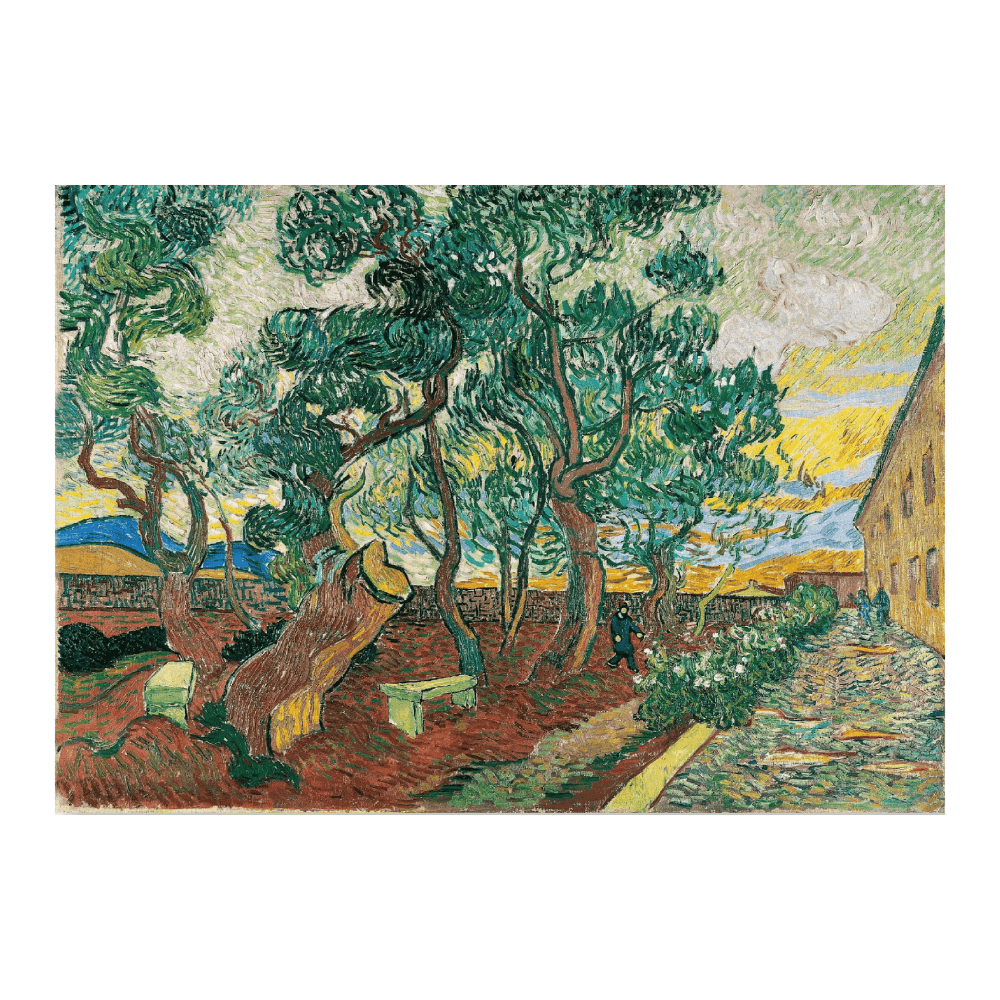 Van Gogh: "The Garden of Saint Paul's Hospital (1889)"