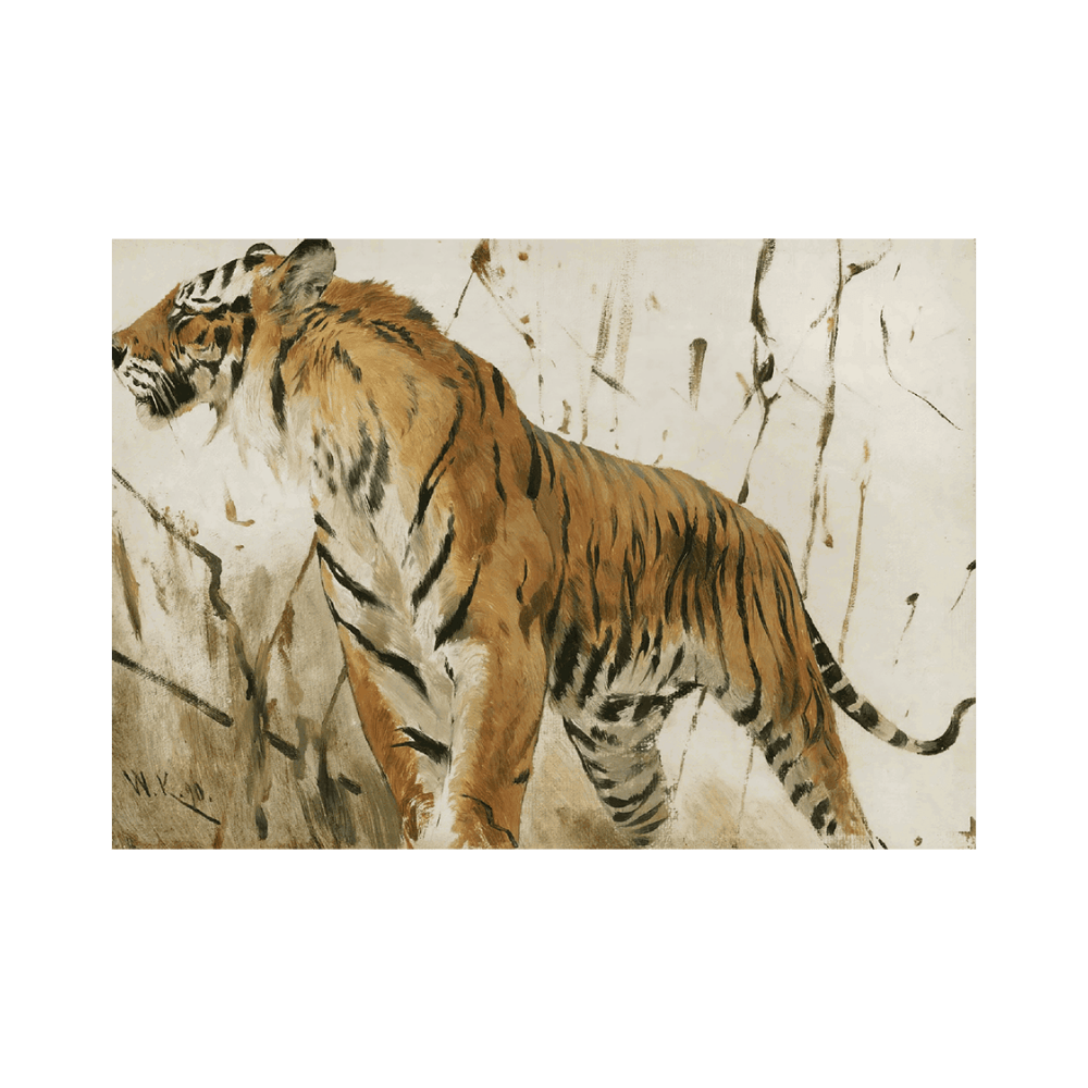 Study Of A Tiger (1890)