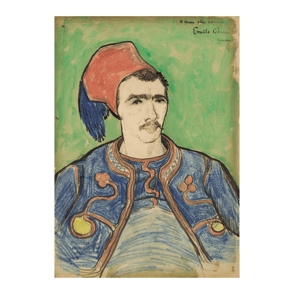 ‍Van Gogh: "The Zouave (1888)" (100% off)