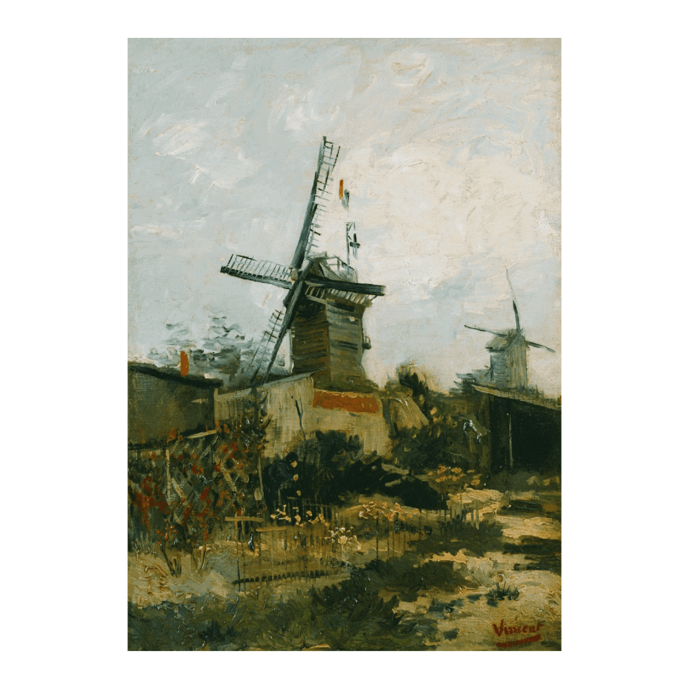 Van Gogh: "Windmill on Montmartre (1886)"