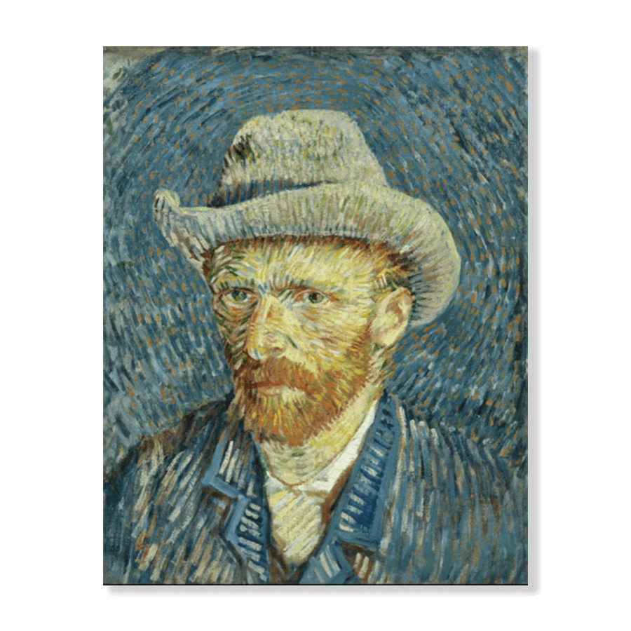 Van Gogh 1887: "Self-Portrait with Grey Felt Hat" - Jasper & Jute