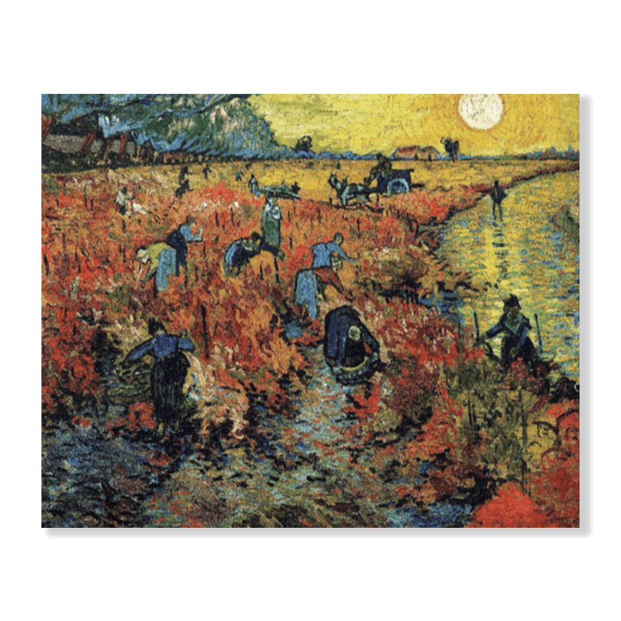Van Gogh 1888:  "The Red Vineyard" - Jasper & Jute
