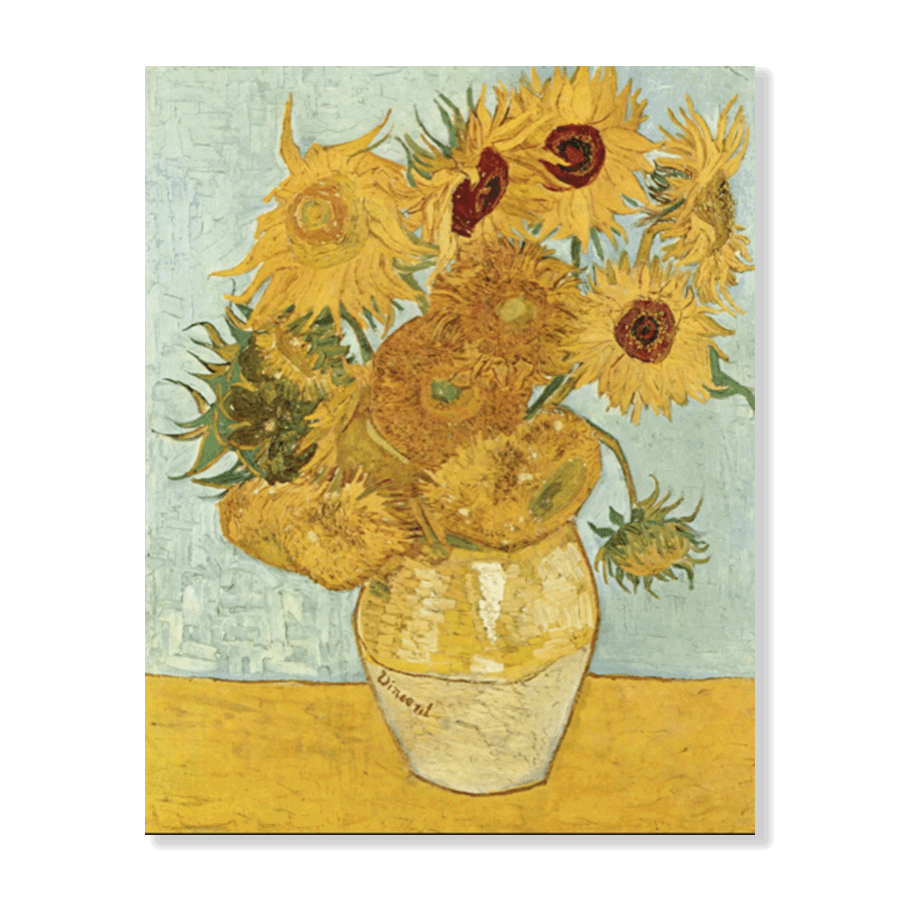 Van Gogh 1888: "Vase with Twelve Sunflowers" - Jasper & Jute