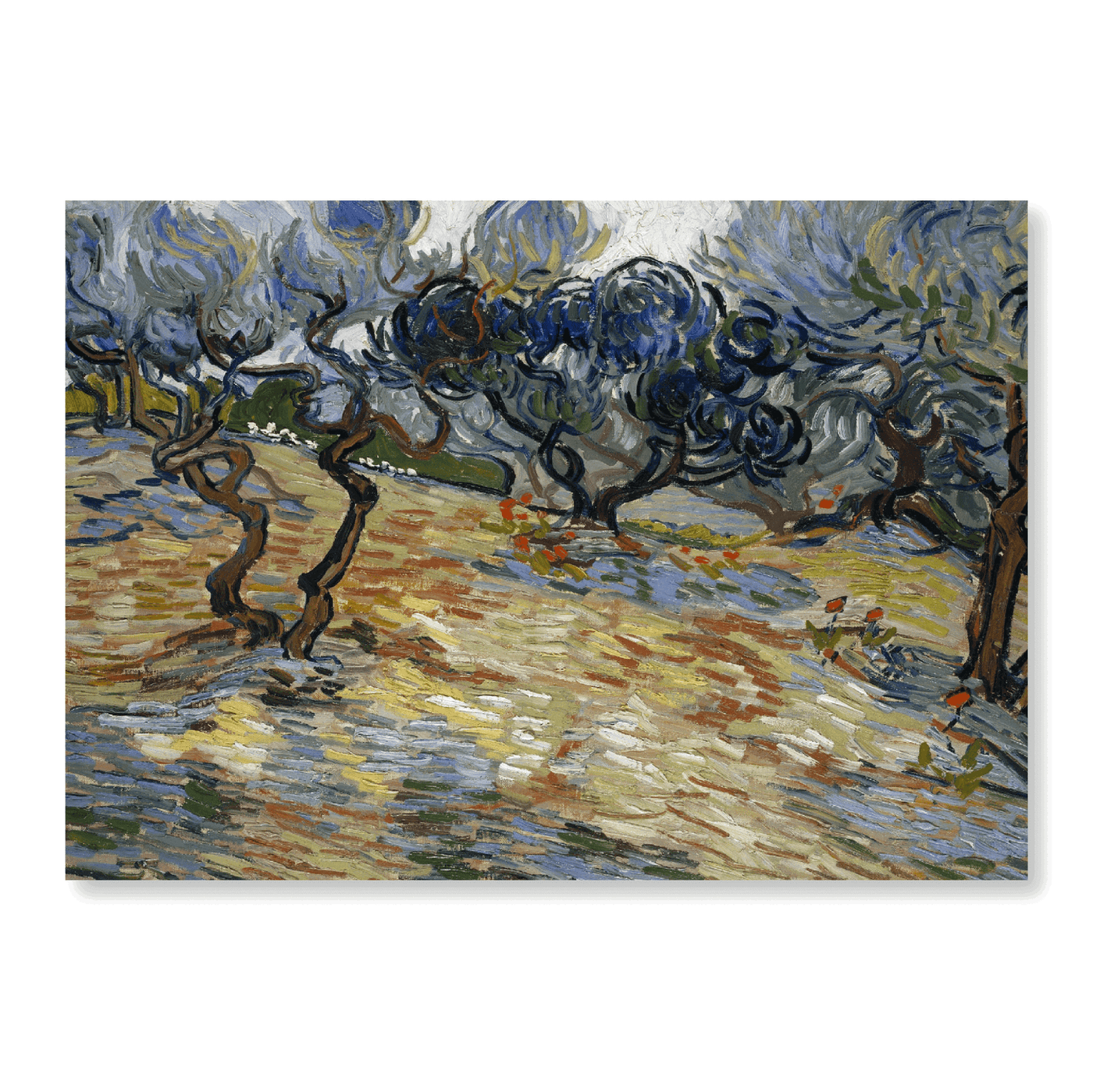 Van Gogh: "Olive Trees - Jasper & Jute