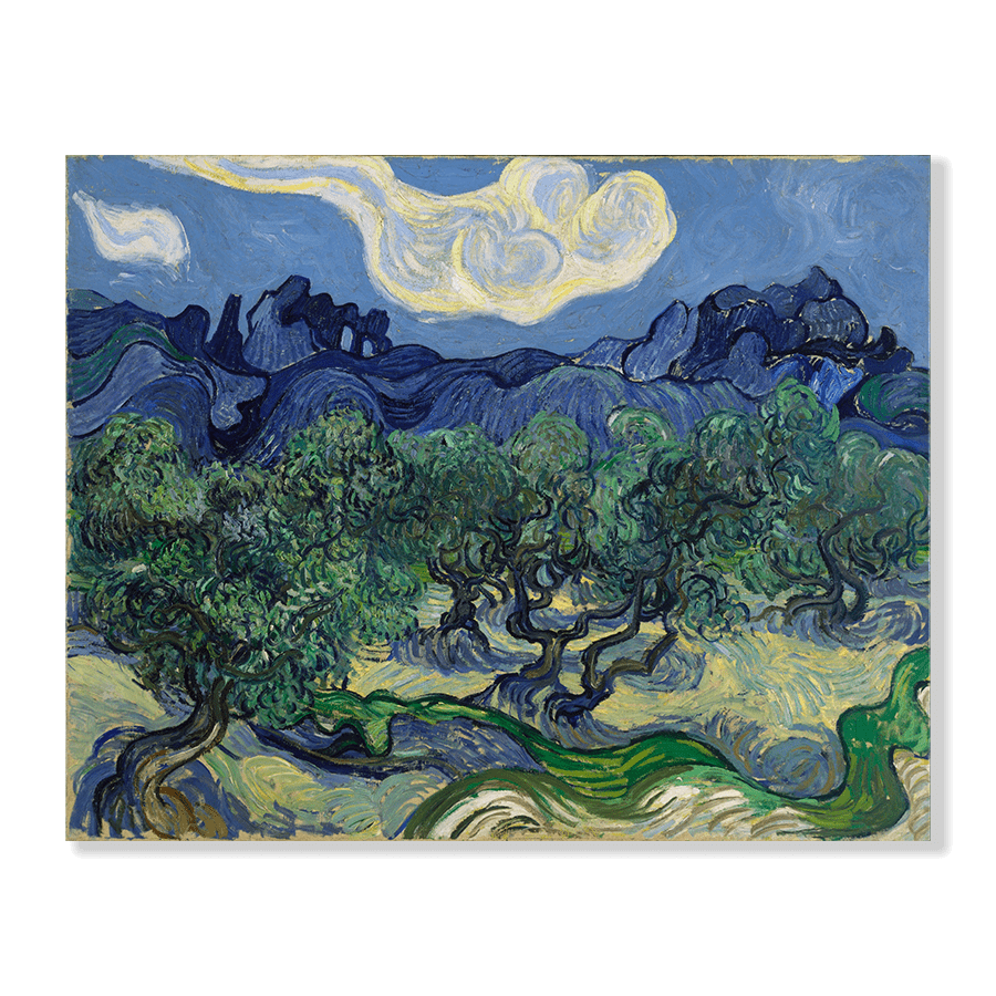 Van Gogh: "The Olive Trees" (1889) - Jasper & Jute
