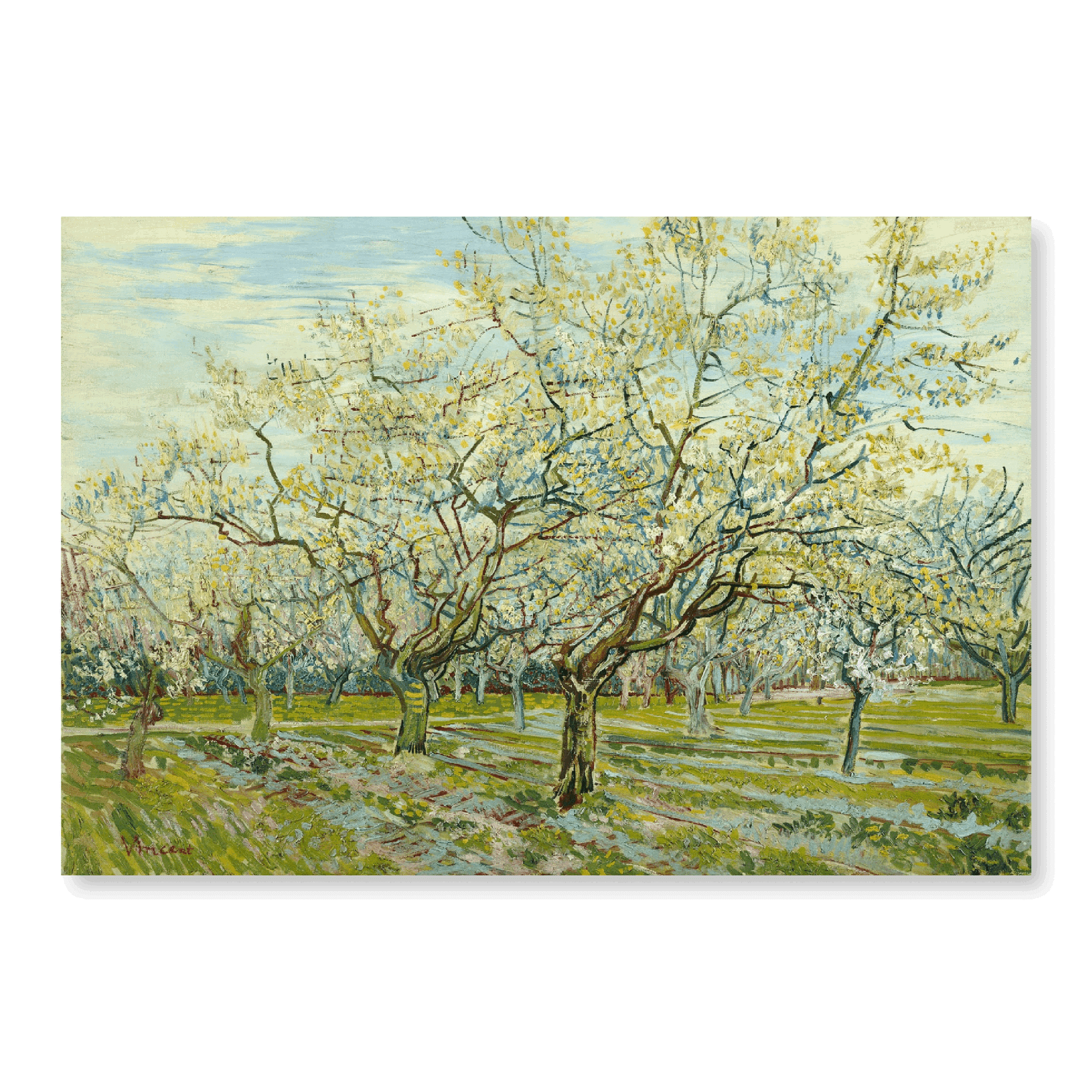 Van Gogh: "The White Orchard (1888)" - Jasper & Jute