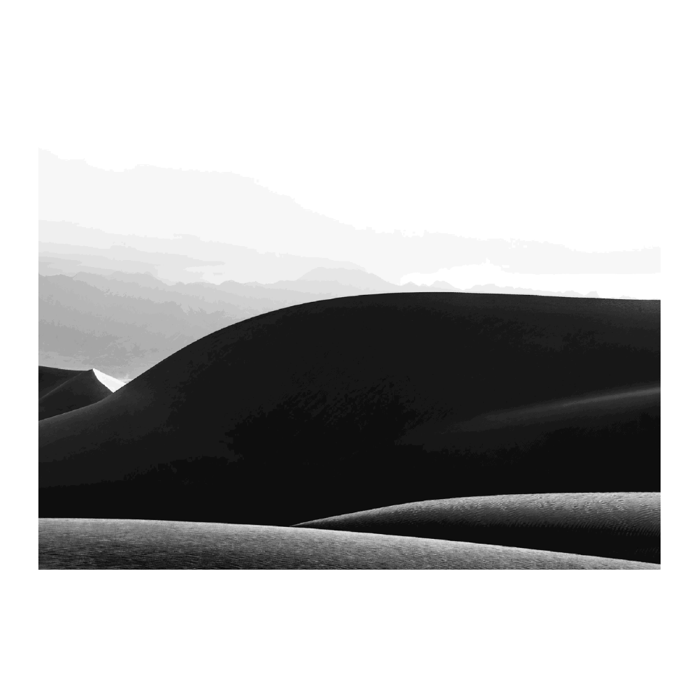 Wall Of Sand In The Desert