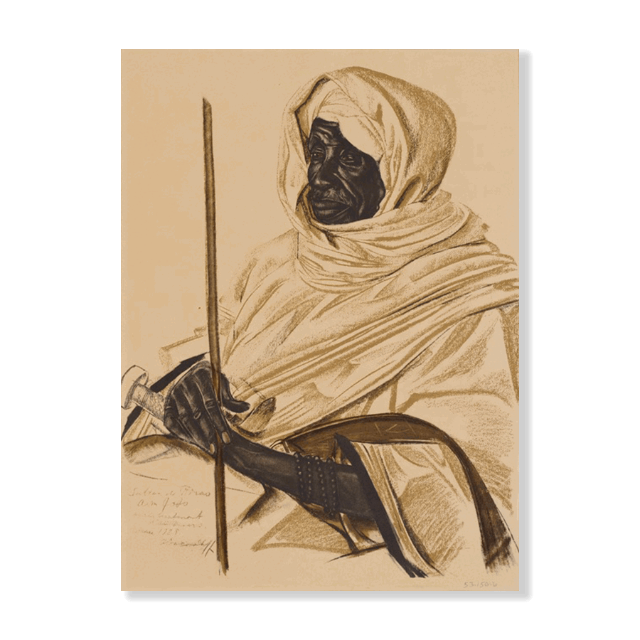 Yakovlev: "Aim Gabo, Sultan de Birao" (1925) - Jasper & Jute