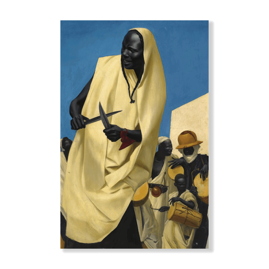 Yakovlev: "The Kuli Kata Dance, Niamey" (1926) - Jasper & Jute