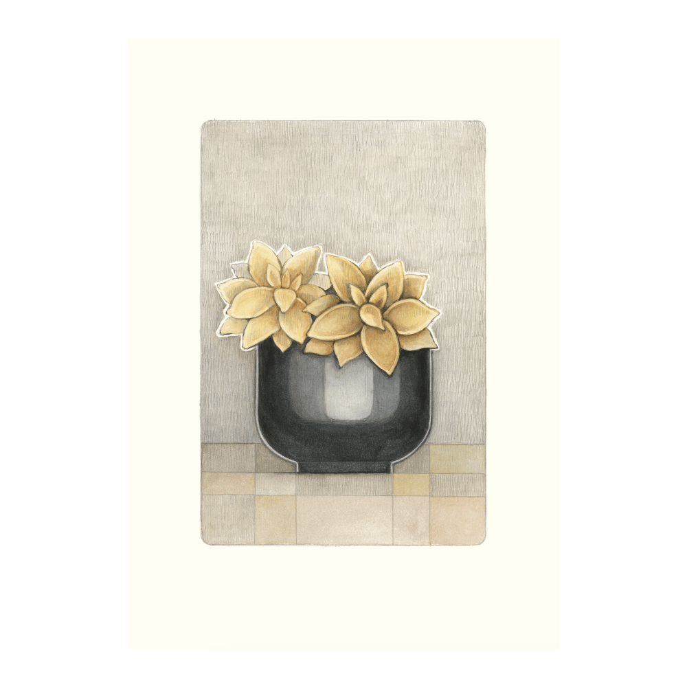 Yellow Succulent | Limited Edition