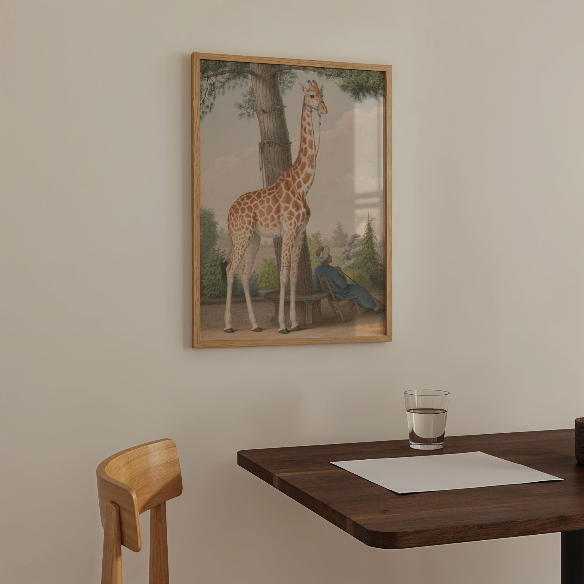 Study Of The Giraffe Given To Charles X By The Viceroy Of Egypt (1827)