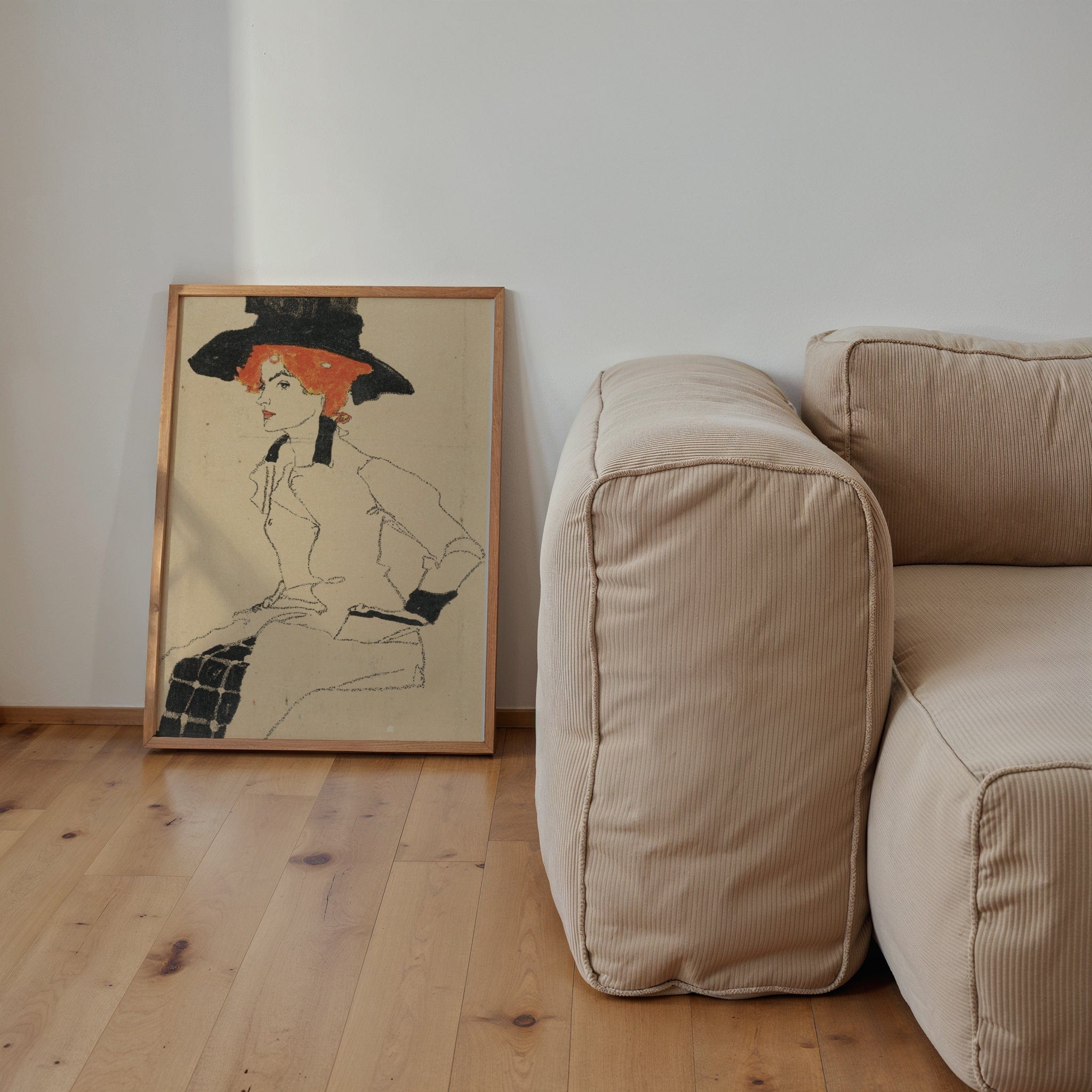 Egon Schiele - Portrait Of A Woman (1910)