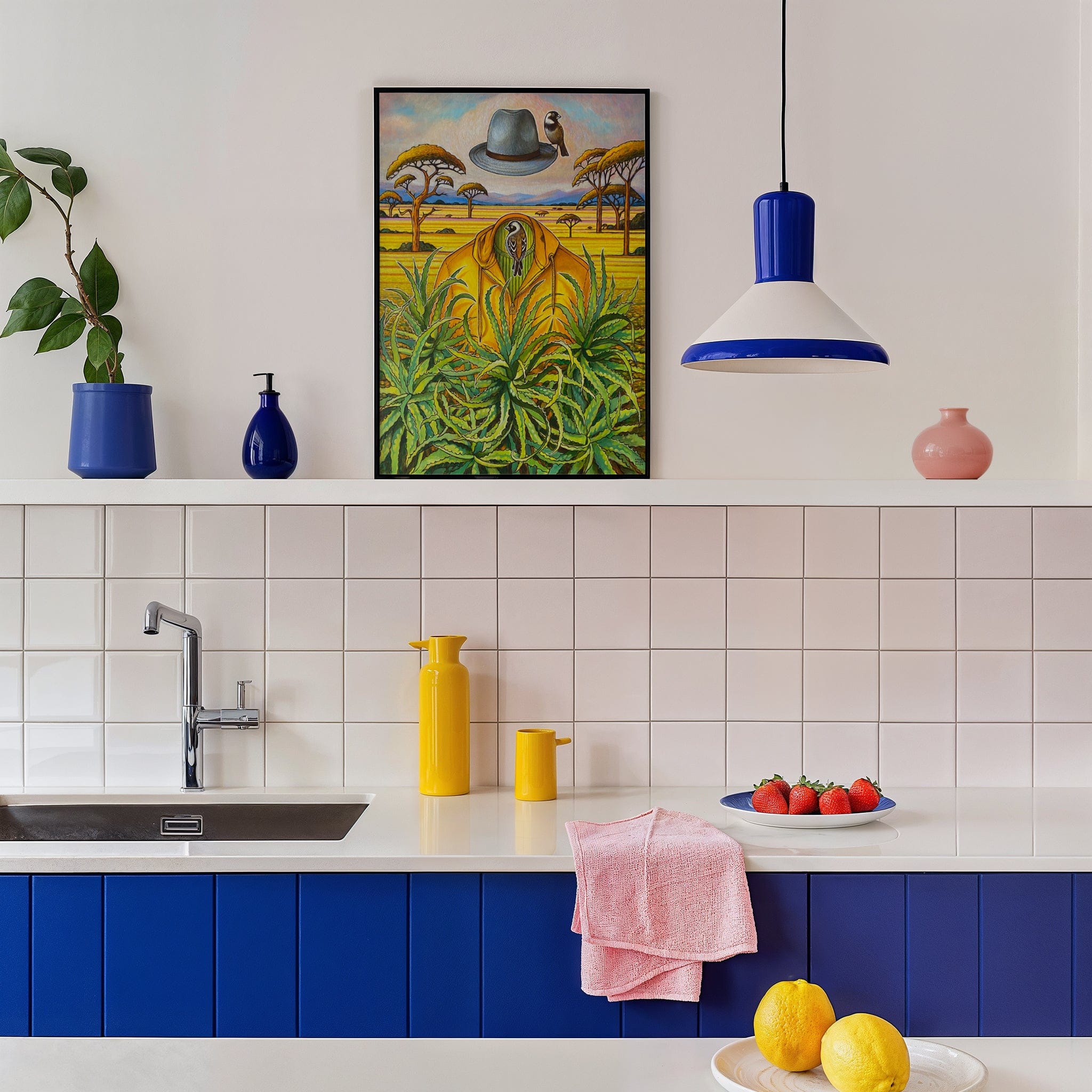 Self Portrait With Sparrows