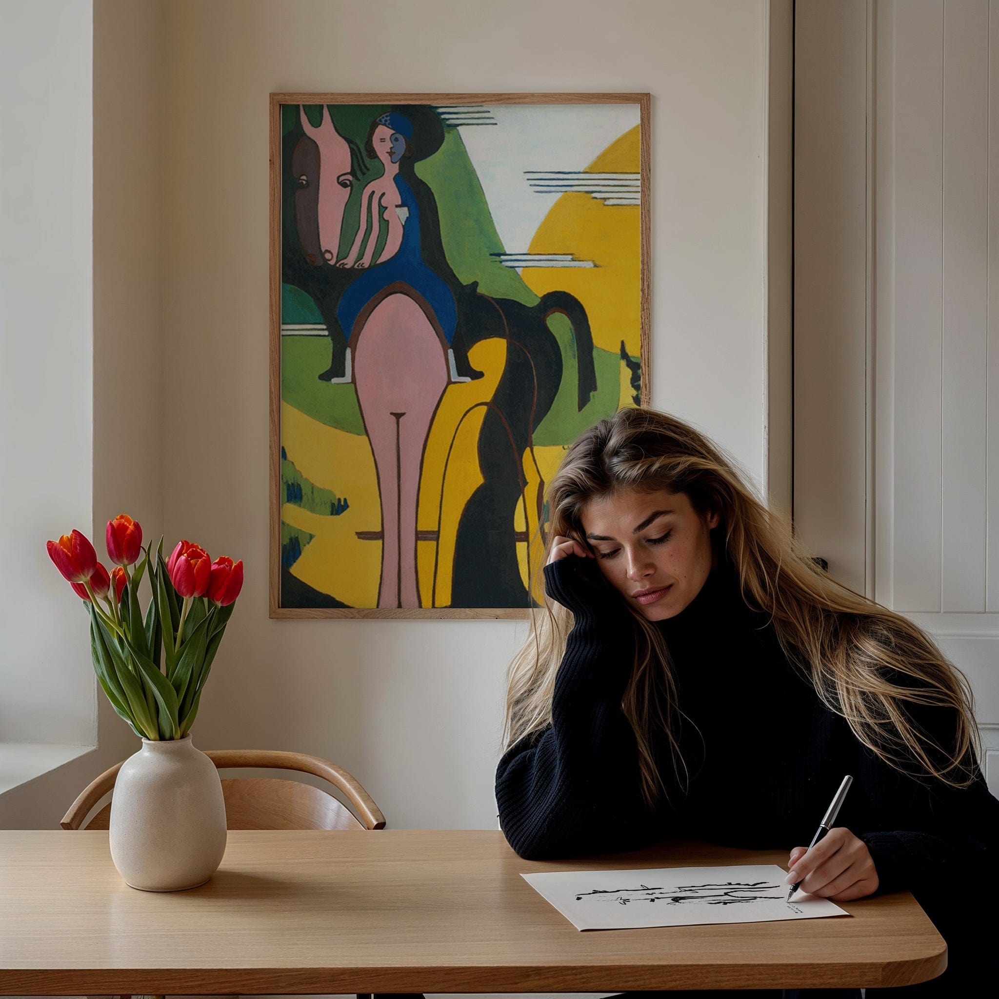 Ernst Ludwig Kirchner: "Femaie Rider"