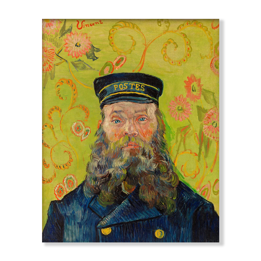 Van Gogh 1889: "Portrait of the Postman Joseph Roulin"