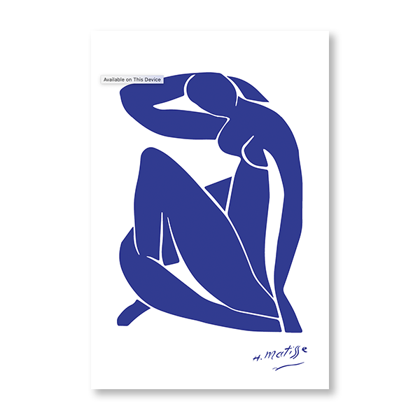 Matisse Body Portrait in Cobalt - Jasper & Jute