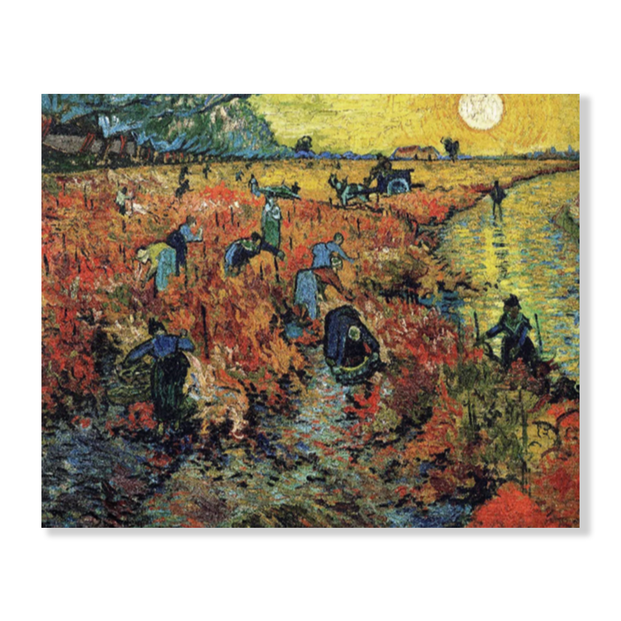 Van Gogh 1888:  "The Red Vineyard"