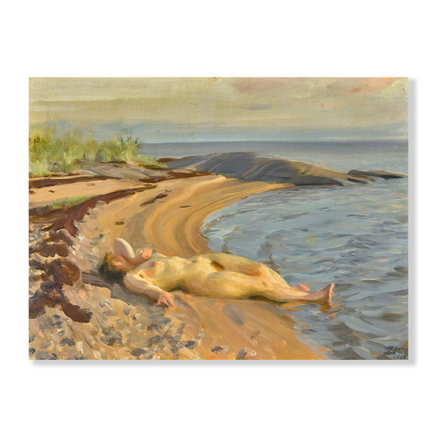 Anders Zorn: "On The Beach" (1910)