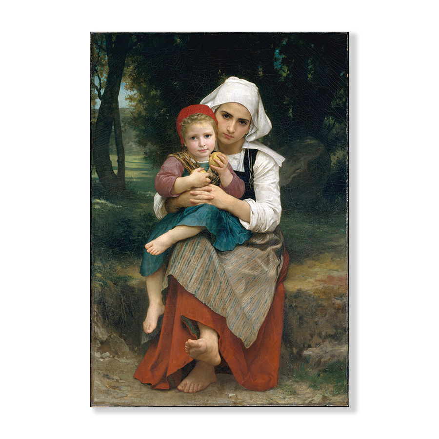 Bouguereau: "Breton Brother and Sister" (1871)