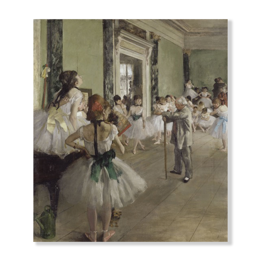 Edgar Degas: "The Ballet Class"