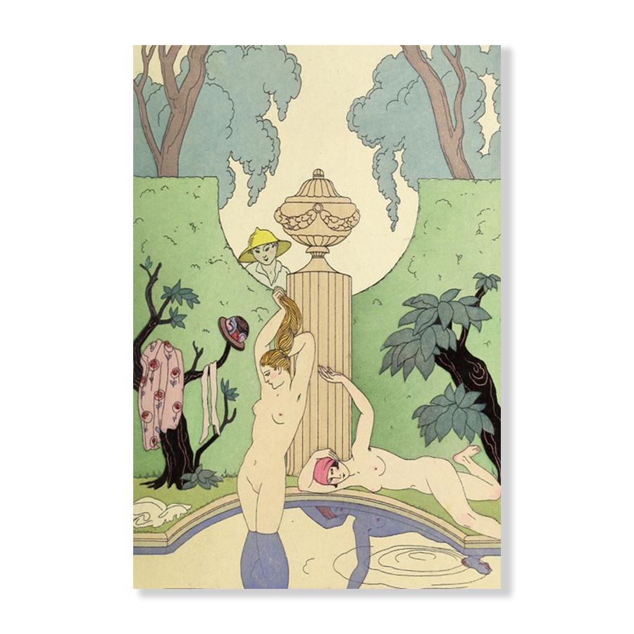 George Barbier: "Falbalas et Fanfreluches, La Luxure"