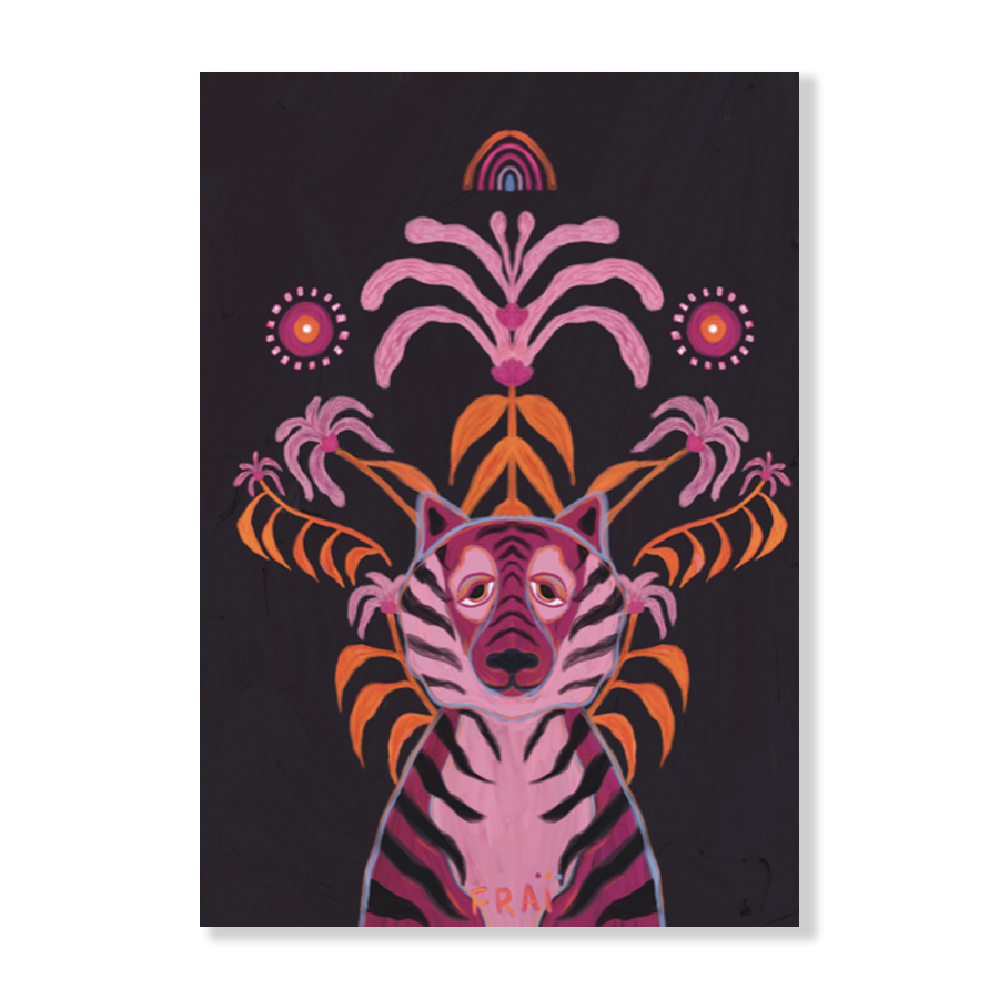 Flowerful Tiger