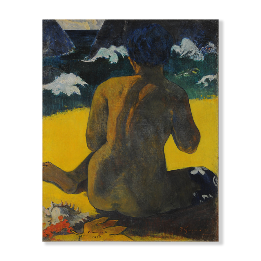 Paul Gauguin: "Vahine no te miti (Woman at the beach)" (1892)