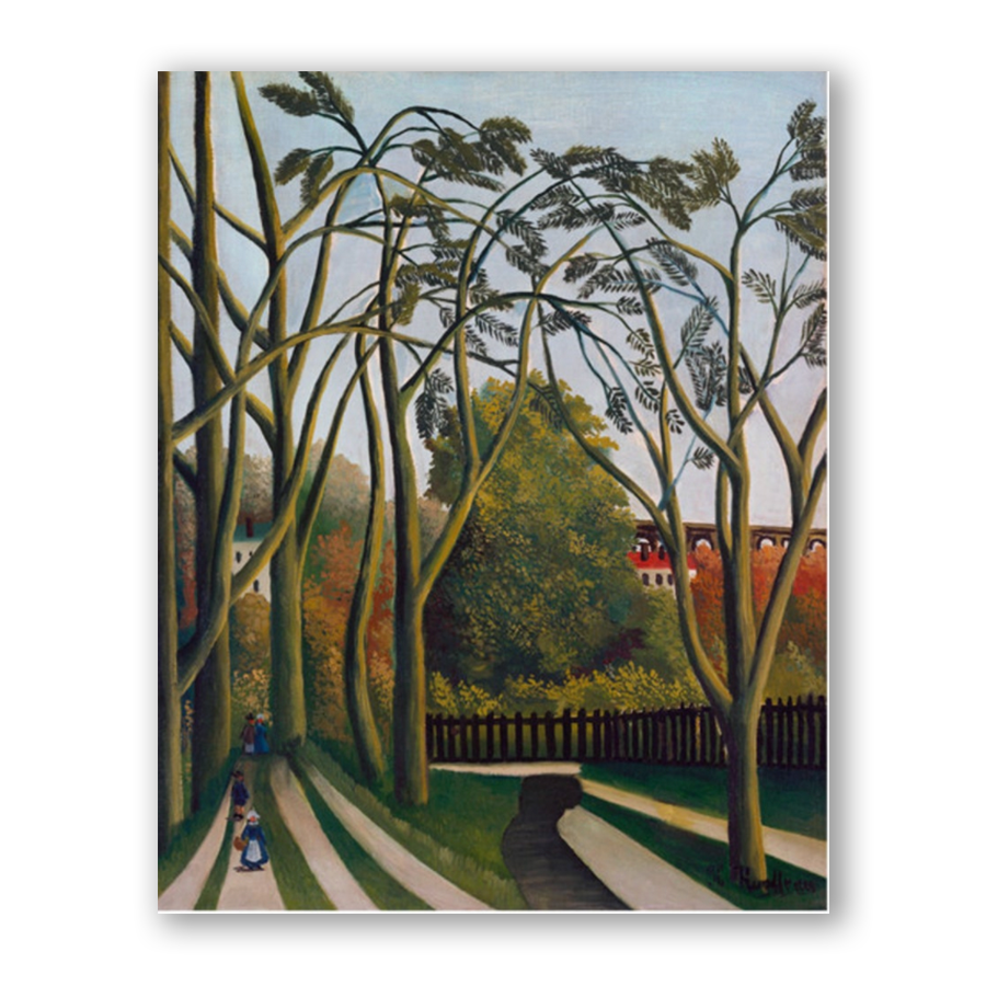 Henri Rousseau: "The Banks of the Bievre Near"