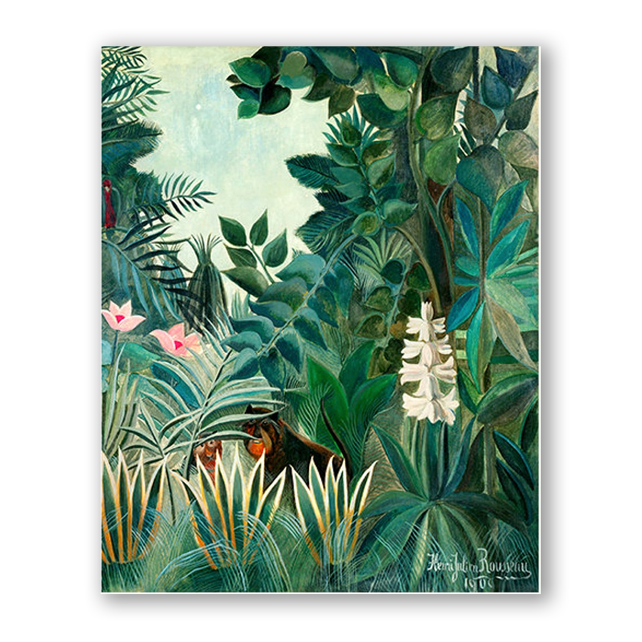 Henri Rousseau: "The Equatorial Jungle"
