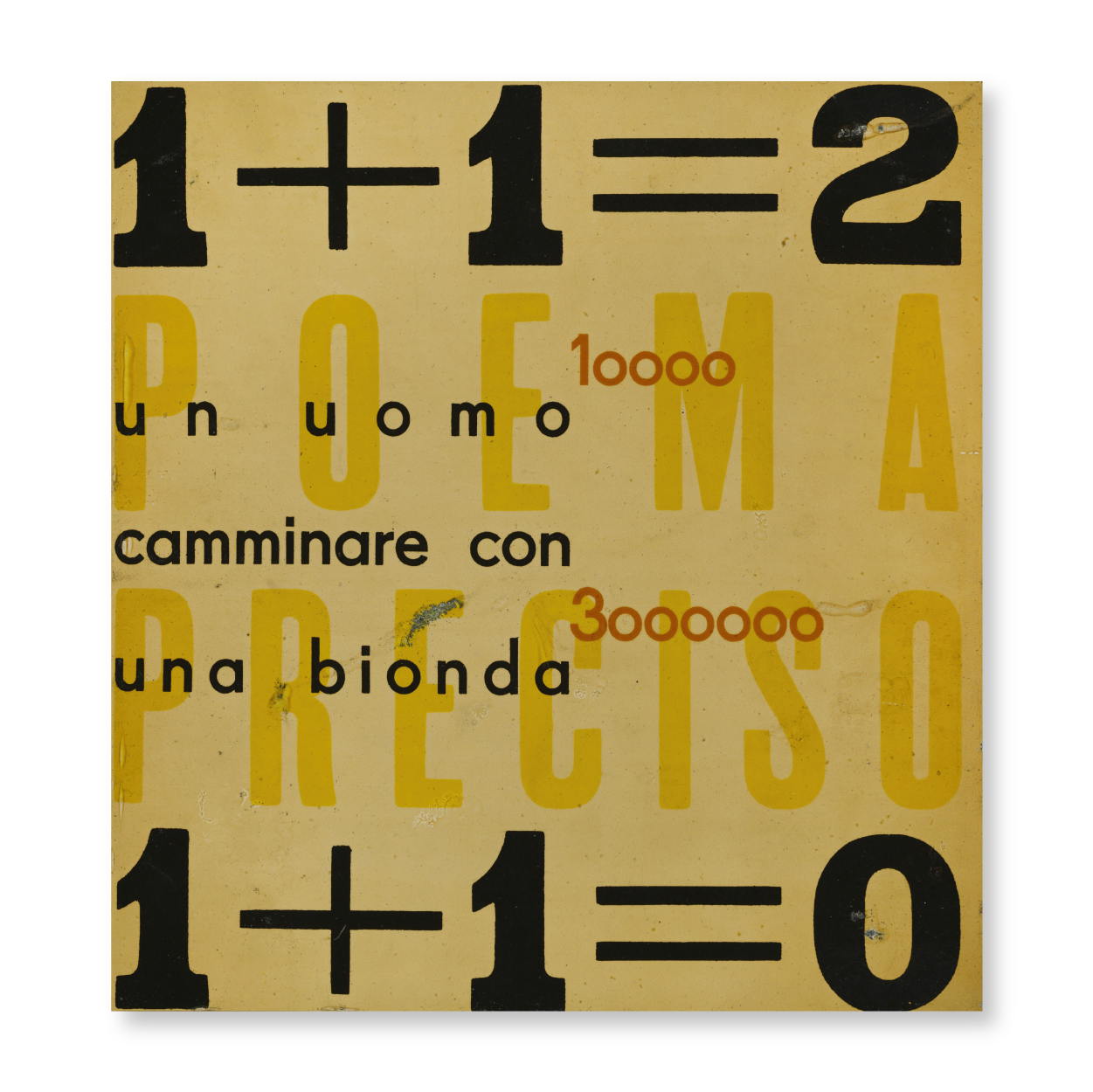 Filippo Tommaso Marinetti - "Parole in liberta; Pl. XI" (1932)