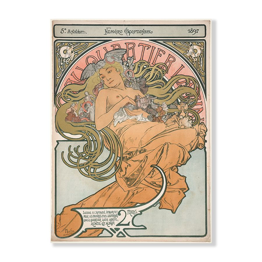 Mucha: "Au Quartier Latin" (1897)