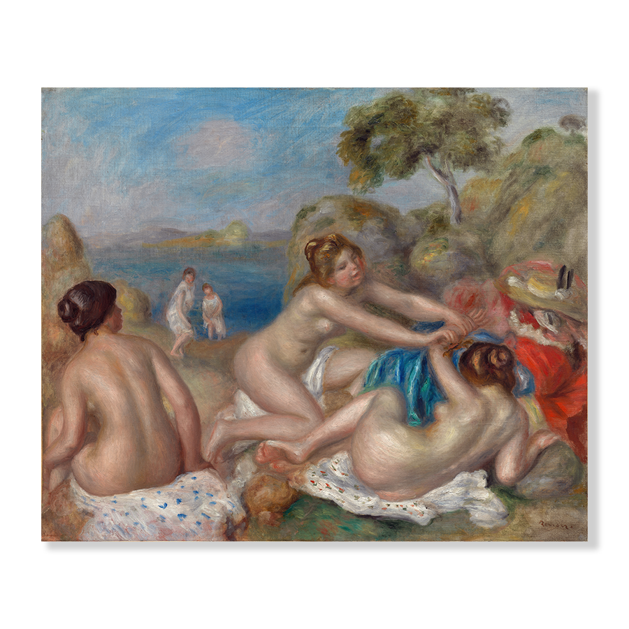 Renoir: "Bathers Playing with a Crab" (c. 1897)