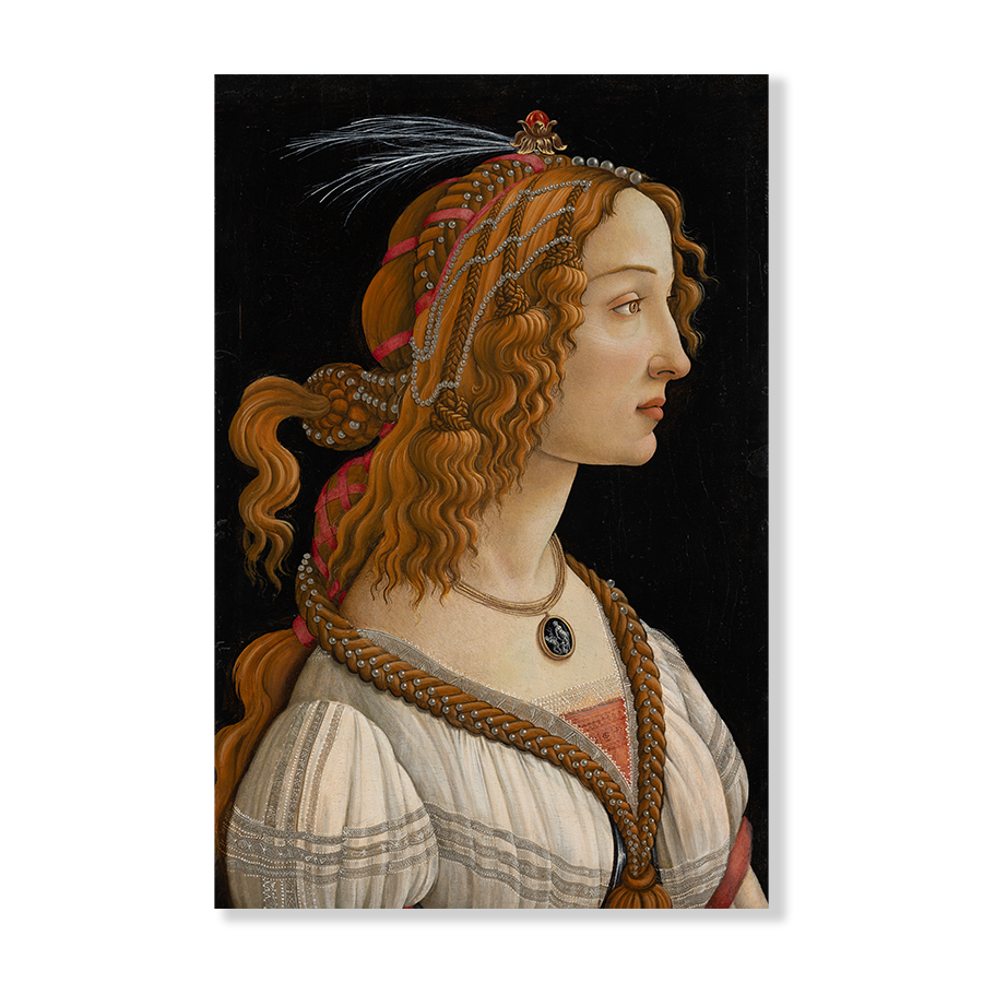 Sandro Botticelli: "Portrait of Simonetta Vespucci as Nymph" (ca. 1480)