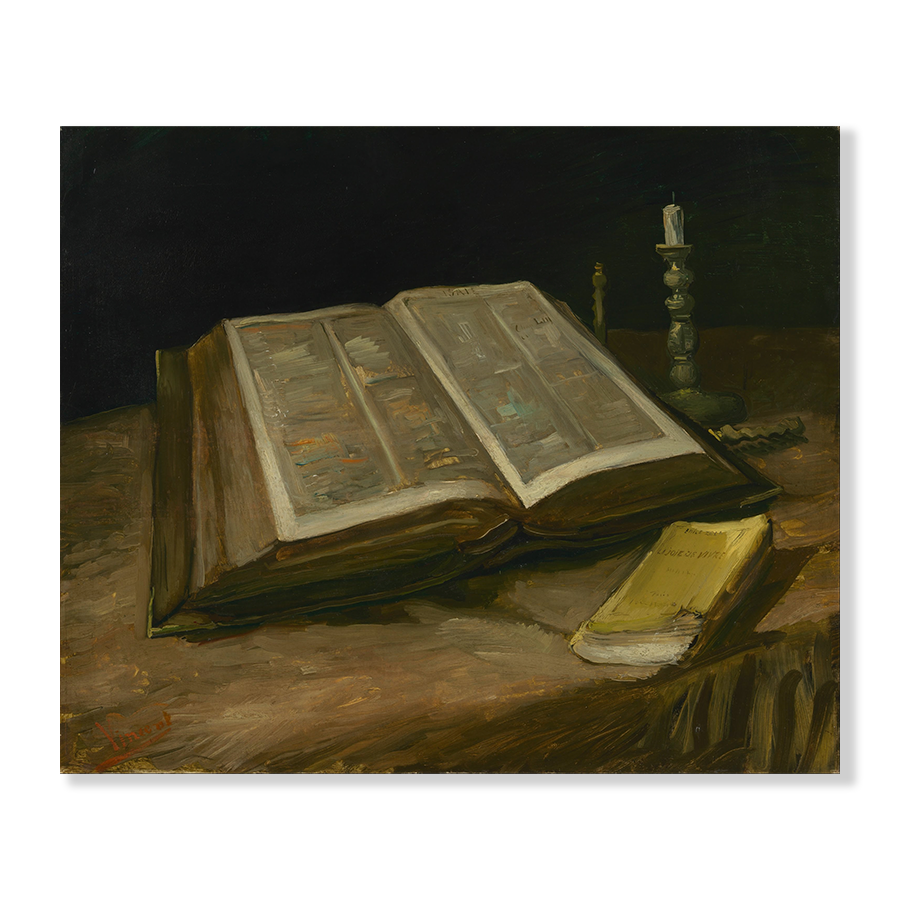 Van Gogh: "Still Life with Bible" (1885)