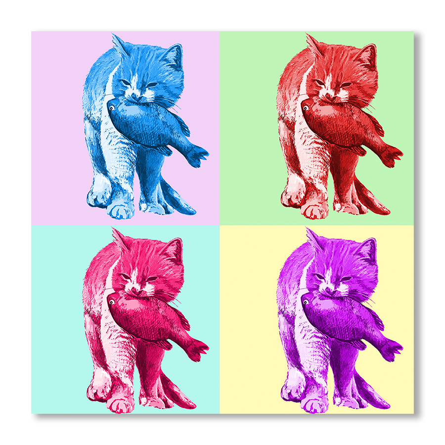 IV PASTEL CATS